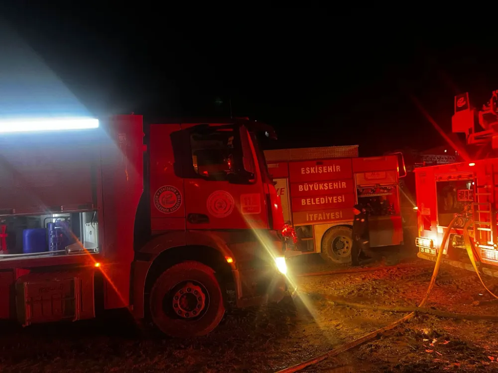 Eskişehir’de Çiftlikte Yangın: Binlerce Saman Balyesi ve Yem Kül Oldu