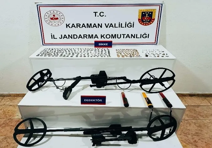 Karaman’da Tarihi Sikke Operasyonu: 4 Kişi Tutuklandı