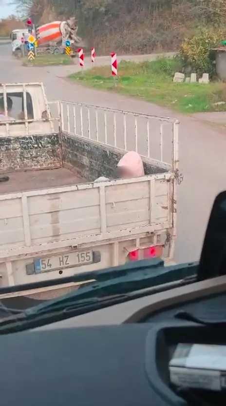 Soğukta Kamyonet Kasasında Yolculuk Eden Çocuğun Görüntüleri Yürekleri Sızlattı