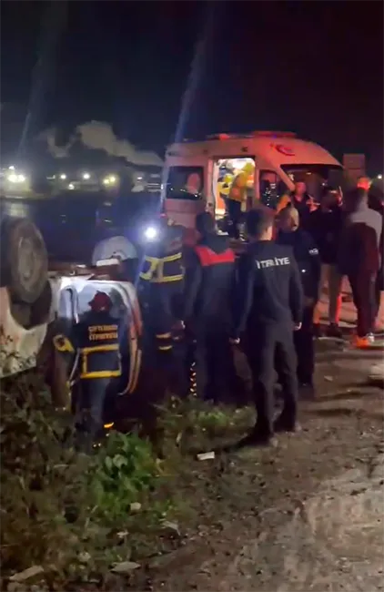 Yalova’da Otomobil Takla Attı: 2 Kişi Yaralandı