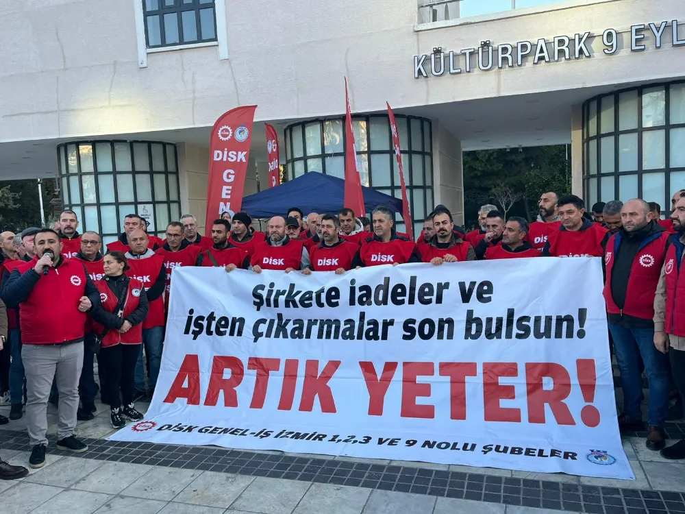 İzmir Büyükşehir işçilerinin eylemi sürüyor: 