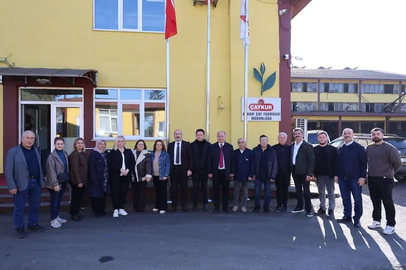 Arhavi Belediyesi’nden ÇAYKUR Çay Fabrikasına Mühendisler Günü Ziyareti