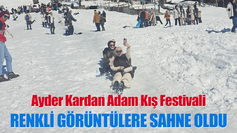 Ayder Kardan Adam Kış Festivali Coşkuyla Başladı