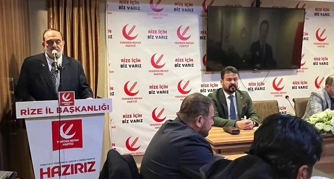 Yeniden Refah Partisi Rize İl Başkanlığı İl Divan Toplantısını Gerçekleştirdi