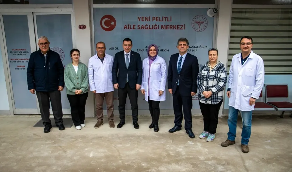 Trabzon İl Sağlık Müdürü Dr. Hakan Usta, Pelitli Aile Sağlığı Merkezini Ziyaret Etti