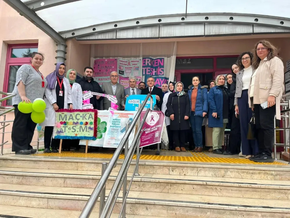 Maçka Toplum Sağlığı Merkezinden 4 Şubat Dünya Kanser Günü Etkinliği