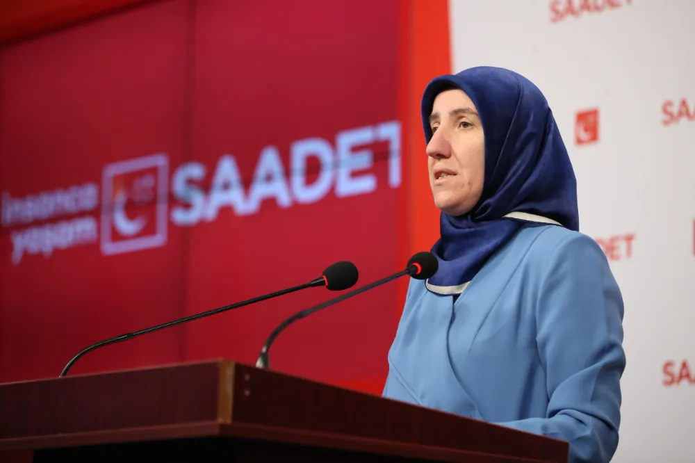 Saadet Partisi Kadın Kolları Genel Başkanı Ekinci:”Adalet Devletin Temelidir”