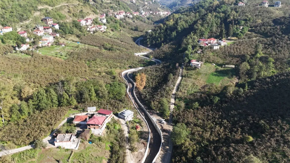 DSİ 22. Bölge Müdürlüğü, Akçaabat Küçükdere Deresi Taşkın Kontrol İnşaatında Sona Yaklaşıldı