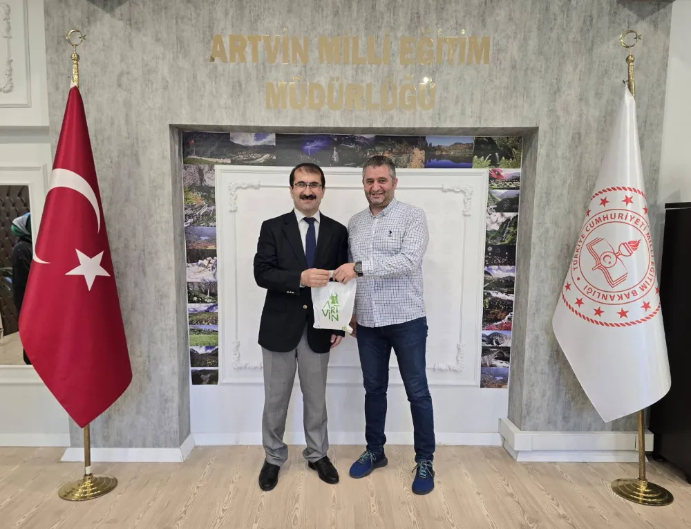 Artvin Fen Lisesi Öğrencilerinden İl Müdürü Acar’a Anlamlı Ziyaret