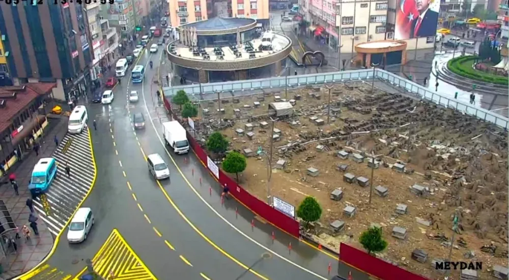 Rize Cumhuriyet Meydanı’ndaki Çalışmanın Sebebi Belli Oldu