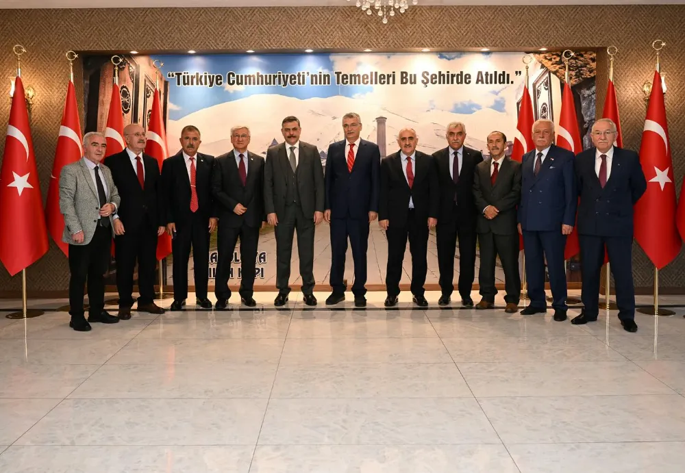 Celalettin Güvenç’ten Erzurum Valisi Mustafa Çiftçi’ye Ziyaret