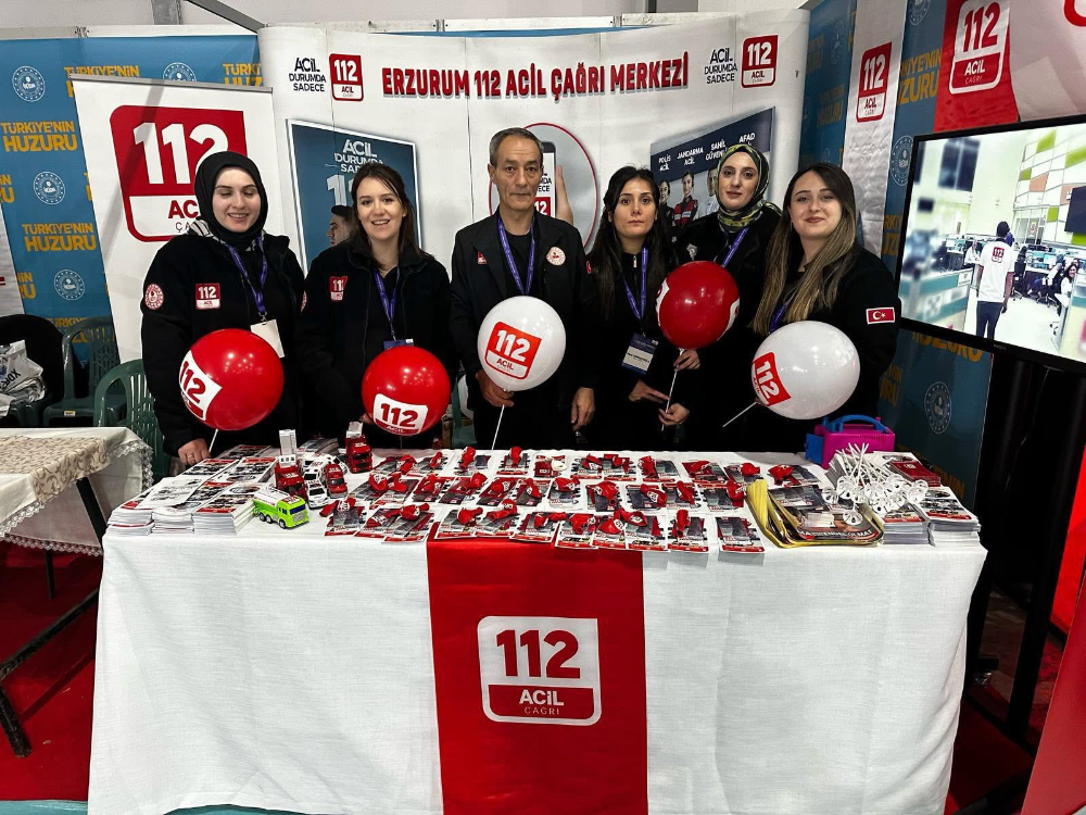 112 Acil Çağrı Merkezi, Kariyer Fuarı’nda İlgi Odağı Oldu