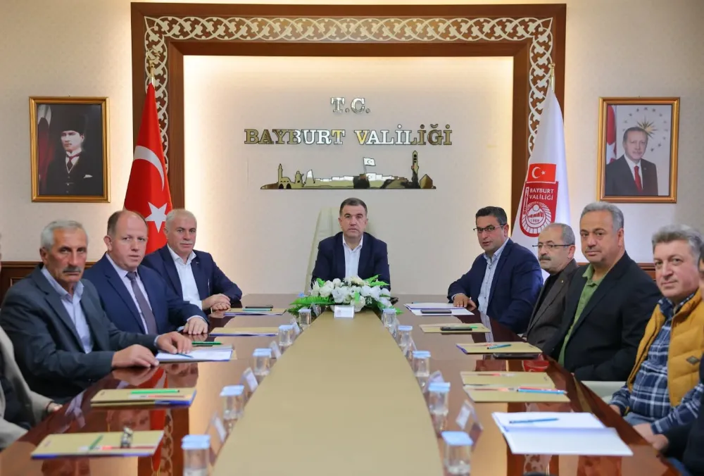 Bayburt’ta OSB Müteşebbis Heyeti Toplantısı Vali Mustafa Eldivan Başkanlığında Yapıldı