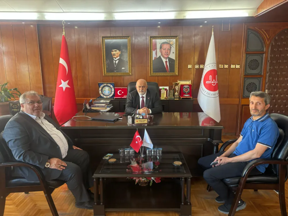 Mil Diyanet Sen Genel Başkan Yardımcısı Ahmet Tahiroğlu, Trabzon İl Müftülüğü’nü Ziyaret Etti