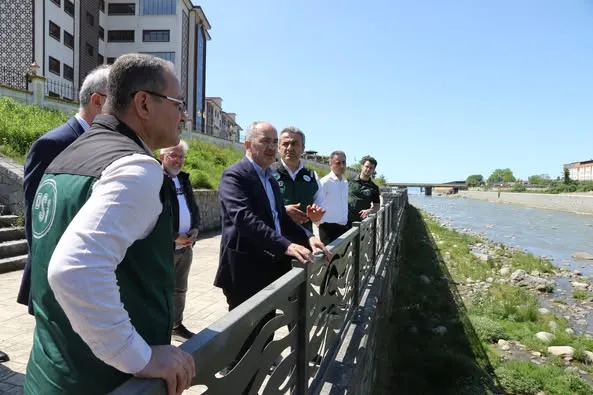 Rize Belediyesi’nden Taşlıdere, Bozkale ve Sahipsiz Hayvanlar Rehabilitasyon Merkezi Çevresinde Dere Islah Çalışmaları