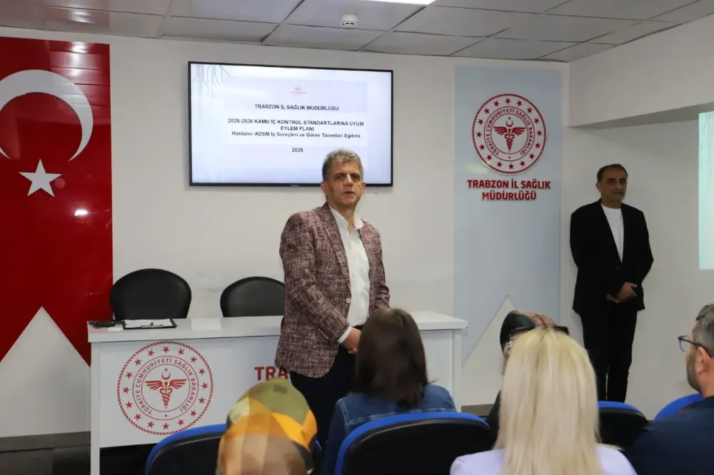 Trabzon İl Sağlık Müdürlüğünden Kamu Hastanelerinde İç Kontrol Uyum Eylem Planı Eğitimi