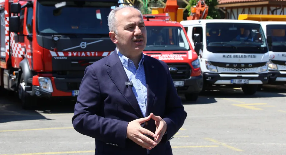 Rize Belediyesi, Filosunu 24 Yeni Araç ve Makine ile Güçlendirdi!
