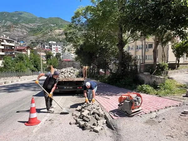 Artvin Belediyesi’nden Şehirde Bakım ve Yenileme Çalışmaları