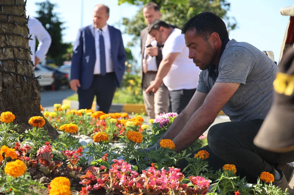 Arhavi Belediyesi’nden Peyzaj ve Çiçeklendirme Hamlesi