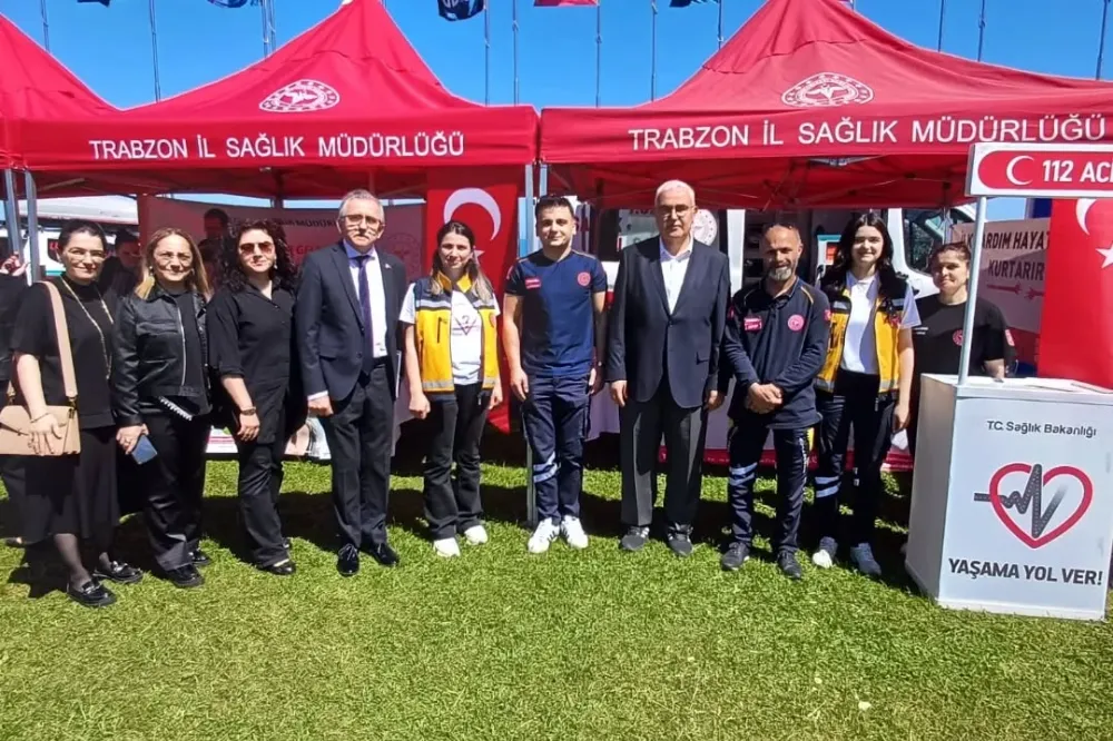 Trabzon İl Sağlık Müdürlüğü, Karadeniz Teknik Üniversitesi Bahar Şenlikleri’nde Sağlık Standına Yoğun İlgi