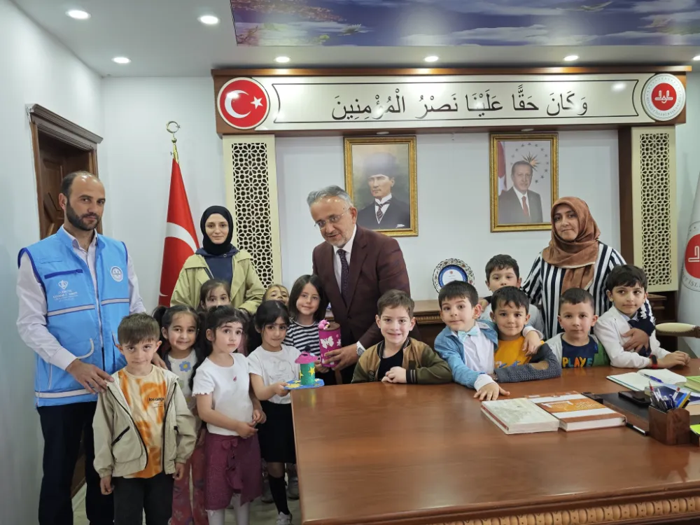 Minik Yüreklerden Büyük Destek Bayburt’ta 4-6 Yaş Kur’an Kursu Öğrencilerinden Yetimlere Bağış