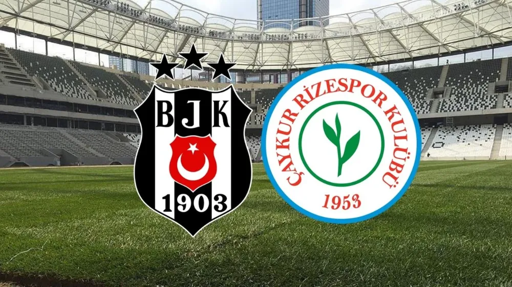 Beşiktaş - Çaykur Rizespor Maçının İlk 11