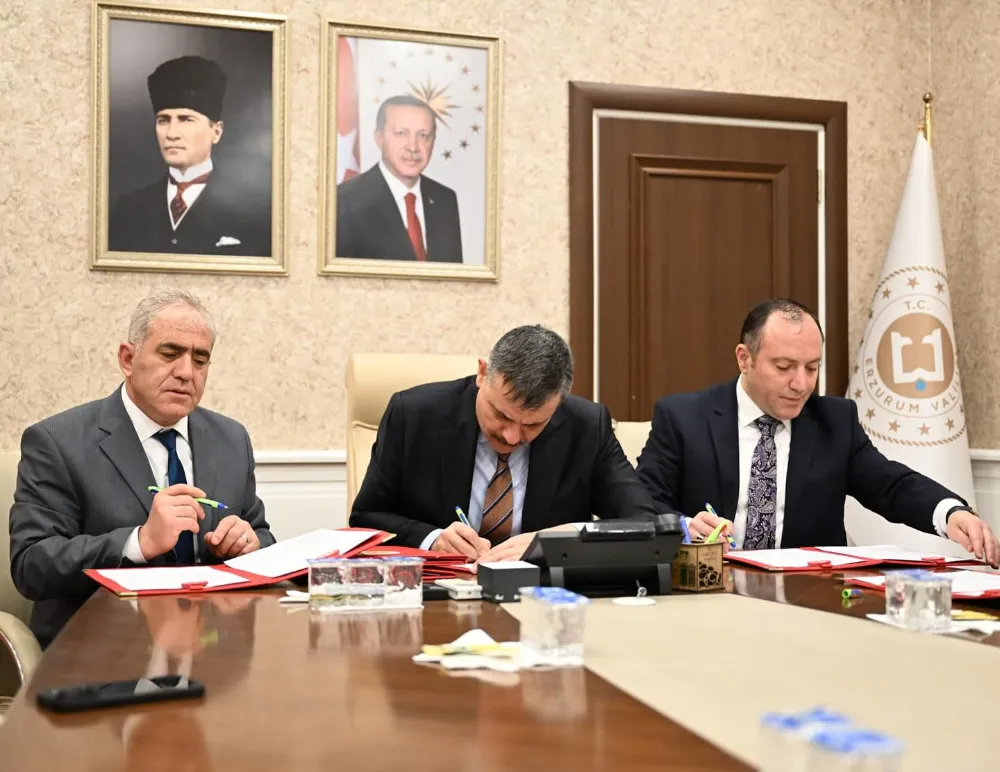 Erzurum’a İki Yeni Okul İçin Protokol İmzalandı