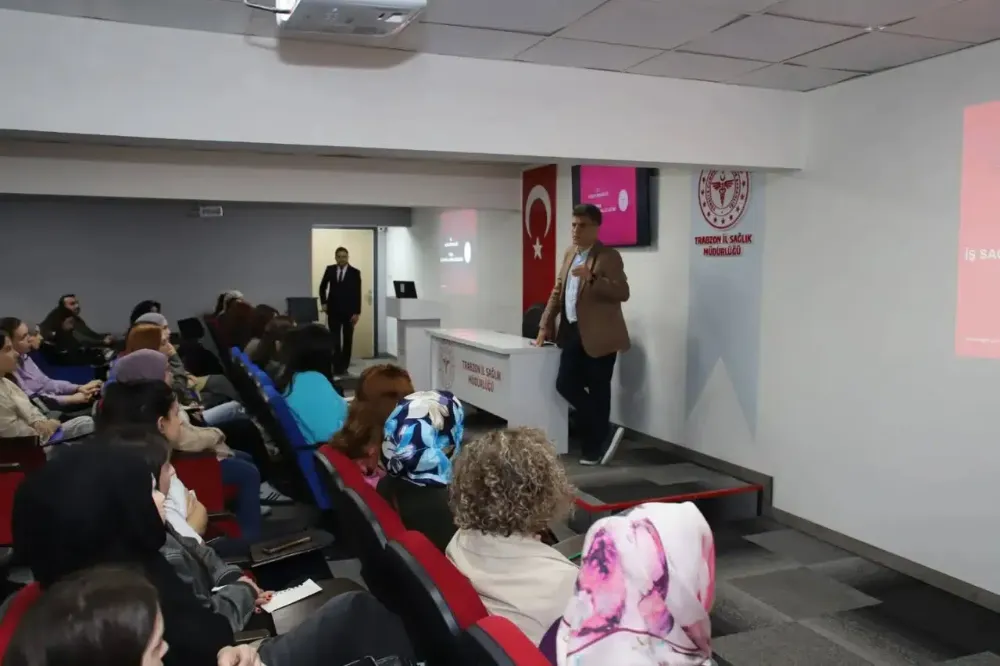 Trabzon İl Sağlık Müdürlüğü’nden İş Sağlığı ve Güvenliği Eğitimi ile Güvenli Çalışma Ortamı