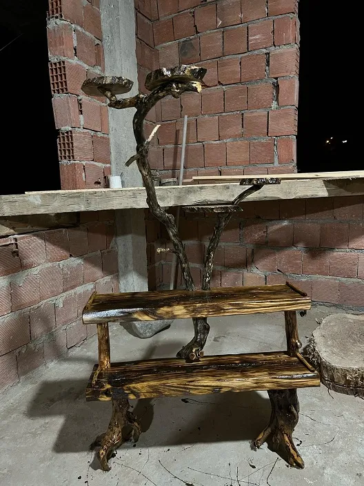 Amatörce Başladı, Ağaçlardan Sanat Eserleri Üretiyor