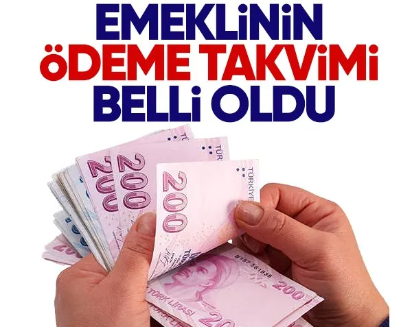 Emekli maaşını 17, 18, 19, 25 ve 26 Mayıs