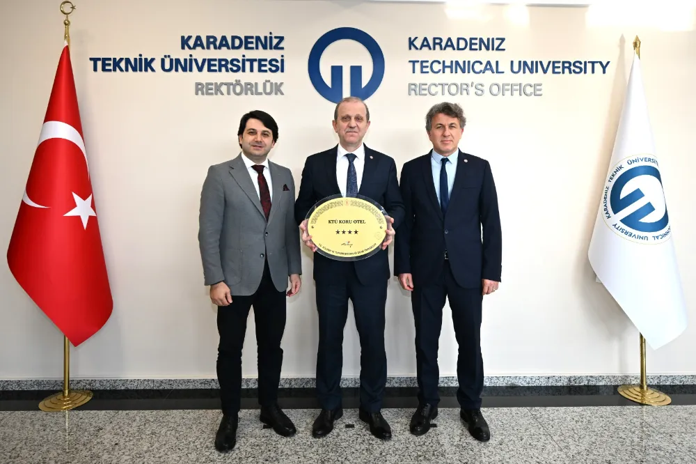 KTÜ Koru Otel’e 4 Yıldızlı Plaket: Bölge Turizmine Katkı Devam Ediyor