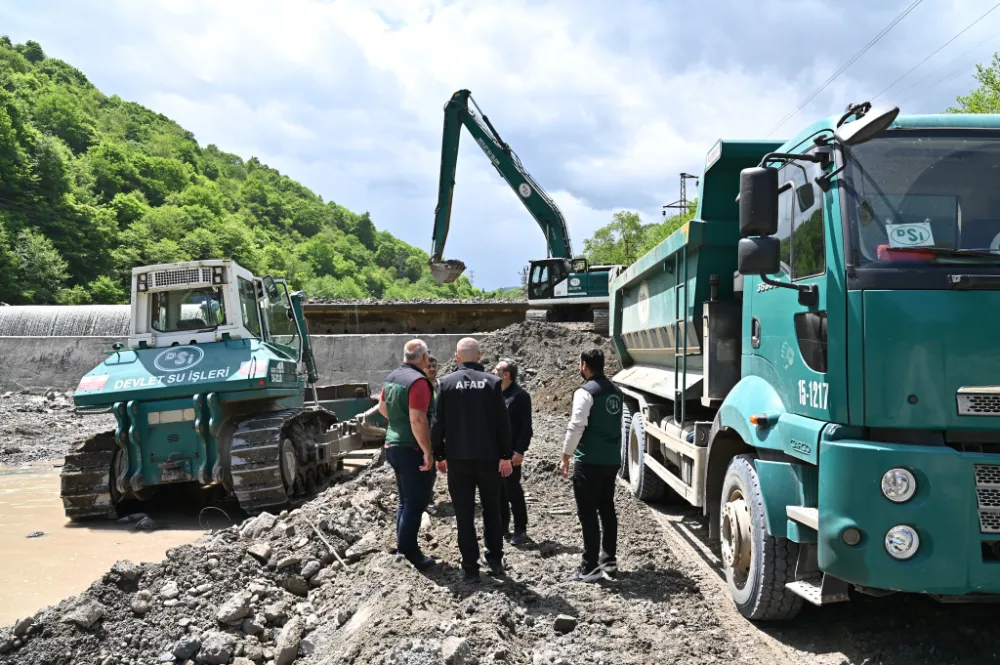DSİ ve AFAD’dan Trabzon’da Ortak İnceleme Araklı ve Arsin’deki Çalışmalar Değerlendirildi