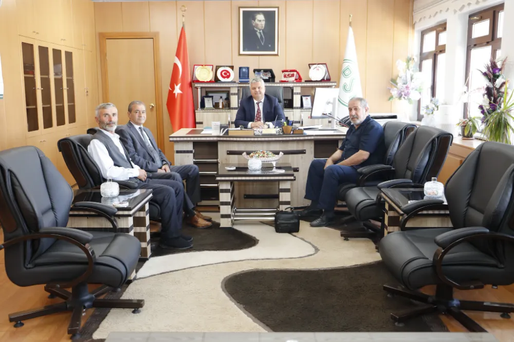 DSİ 8. Bölge Müdürlüğü, Çöğender Mahallesi Muhtarı ve Heyetini Ağırladı