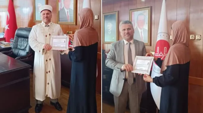 Trabzon’da Alman Vatandaşı Hanımefendi İslamiyet’i Seçti