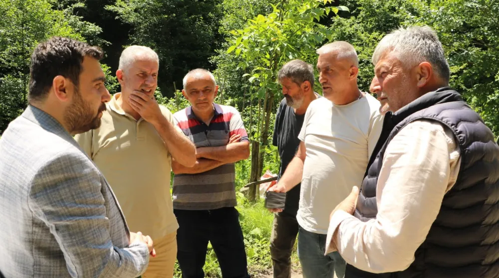 Rize İl Genel Meclisi Başkanı Ali İmran Büyük, Pazar İlçesindeki Köyleri Ziyaret Etti