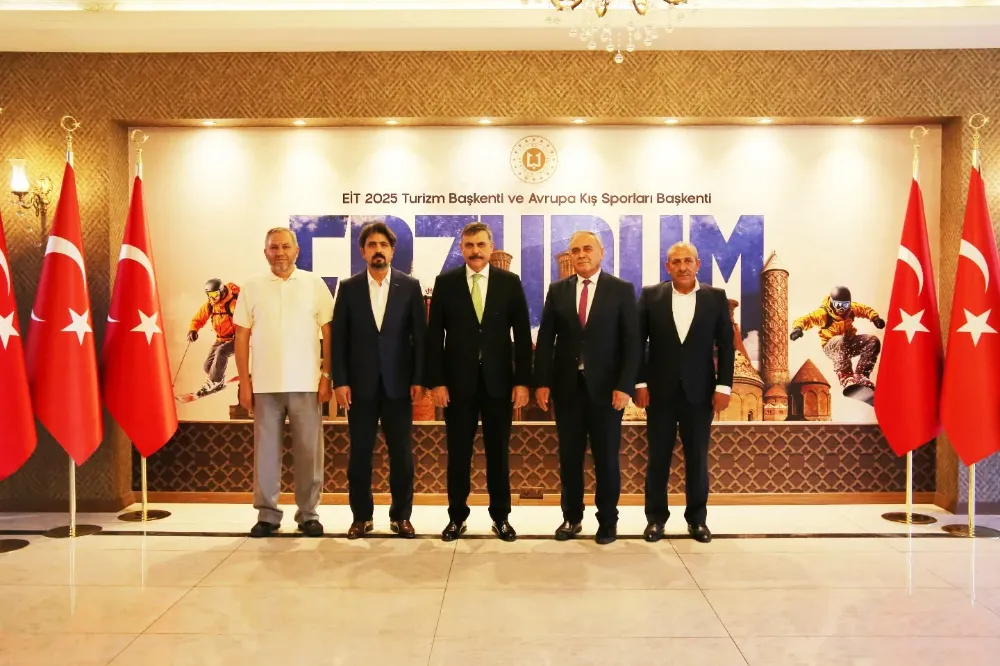 Erzurum Valisi Çiftçi, AgriCities Heyetini Makamında Ağırladı