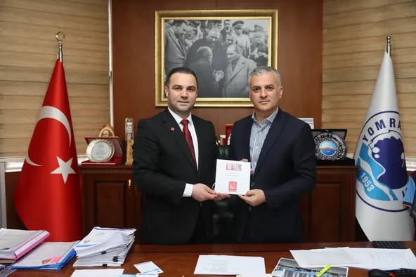 Saadet Partisi Yomra Teşkilatı’ndan Başkan Mustafa Bıyık’a Nezaket Ziyareti