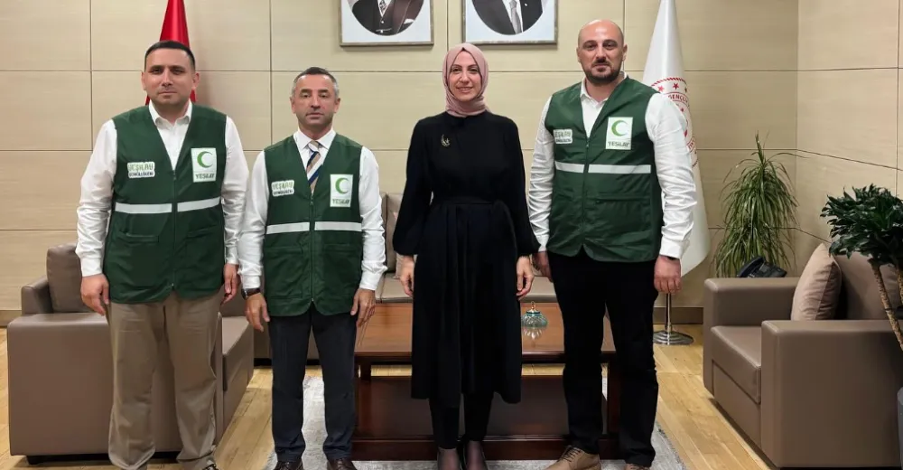 Yeşilay Rize Şubesi’nden Gençlik ve Spor Bakan Yardımcısı Safa Koçoğlu’na Ziyaret