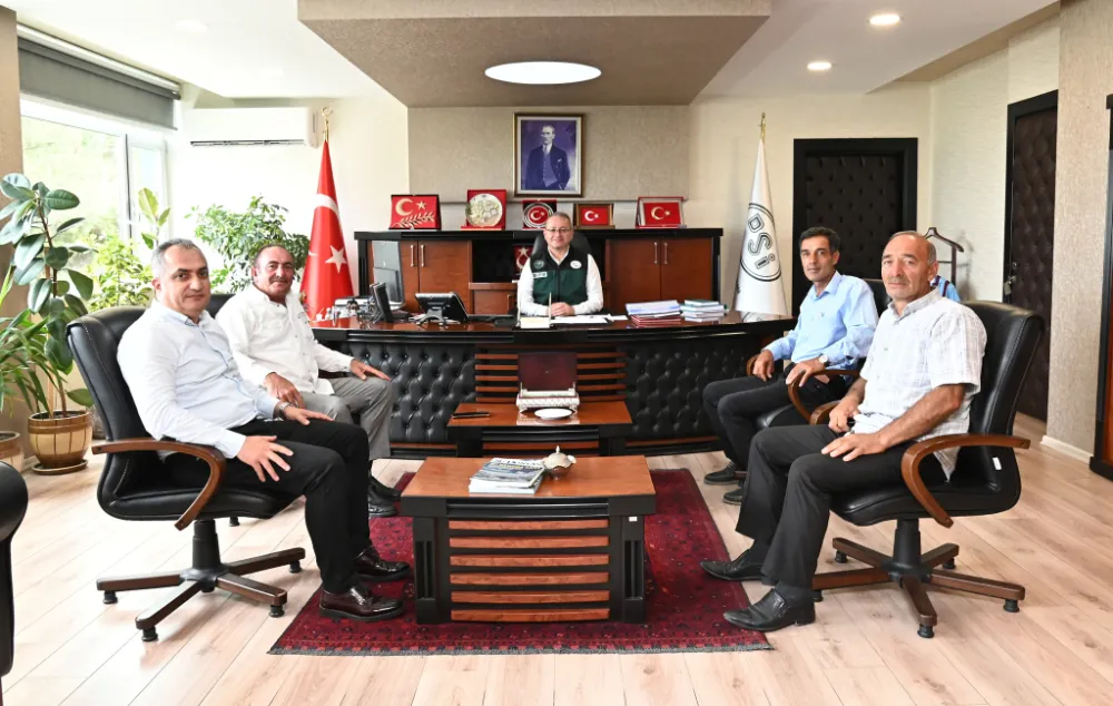 Bayburtlu Muhtarlardan DSİ 22. Bölge Müdürü Fatih Kişi’ye Ziyaret