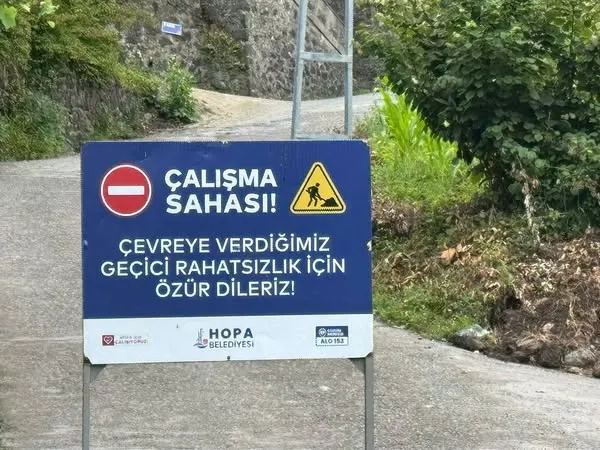 Hopa Belediyesi’nden Şehir Genelinde Yoğun Çalışma