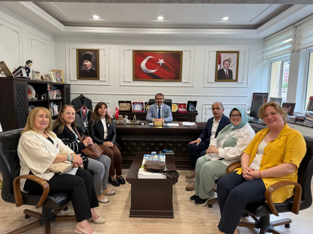 Erasmus+ Slovakya Ekibinden İl Milli Eğitim Müdürü Fahri Acar’a Ziyaret