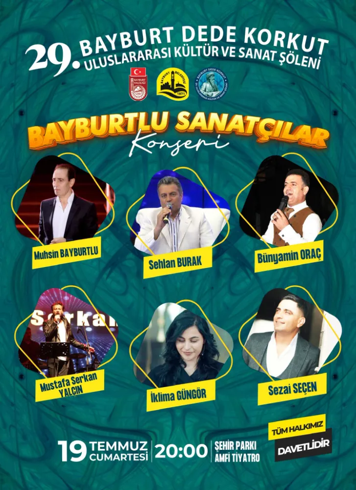 Bayburtlu Sanatçılar, Dede Korkut Şölenleri’nde Sahne Alıyor
