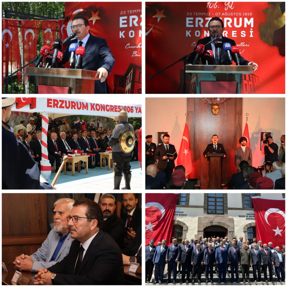 Erzurum Kongresi’nin 106. Yılı Kutlandı