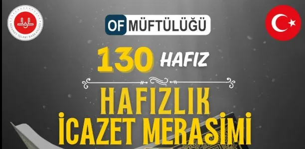 Trabzon’da Hafızlık İcazet Merasimleri Düzenleniyor