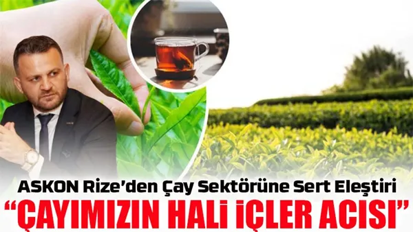 Çay Sektöründe Kronik Sorunlar: ASKON Başkanı İktidarı Sert Eleştirdi