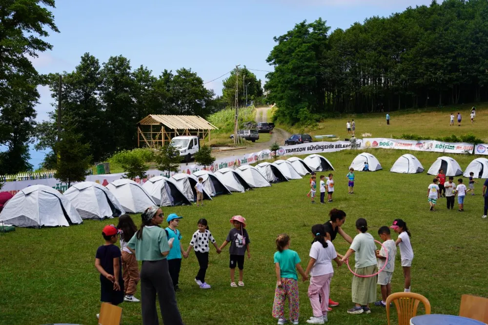 BÜYÜKŞEHİR’İN DOĞA KAMPINA YOĞUN İLGİ