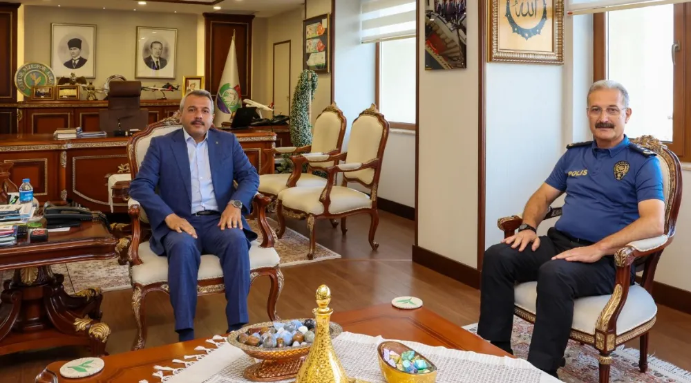 Rize İl Emniyet Müdür Yardımcısı Ahmet Şahin’den Vali Baydaş’a Veda Ziyareti