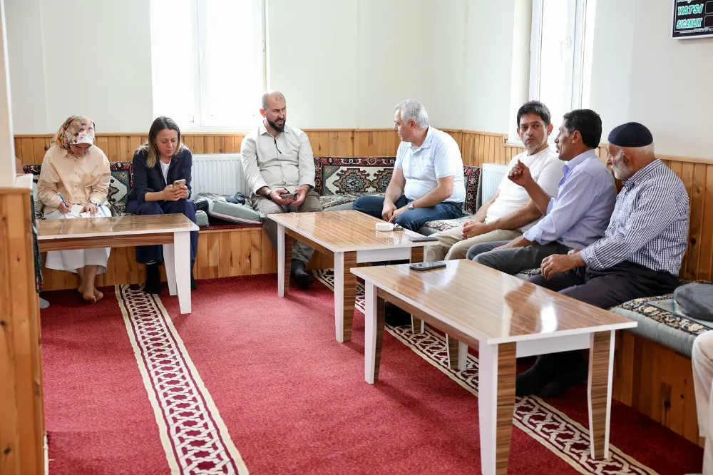 Erzurum Ticaret Borsası, Atlıkonak Köyü’nü ziyaret etti