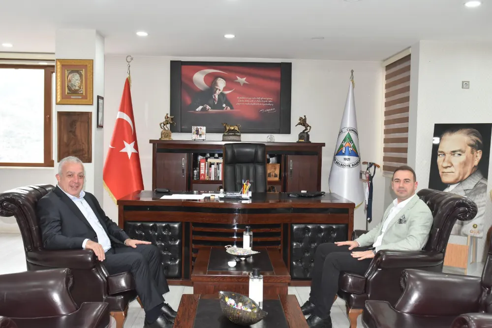 Adalet Komisyonu Başkanı Hakan Bektaş’tan Başkan Erdem’e Veda Ziyareti