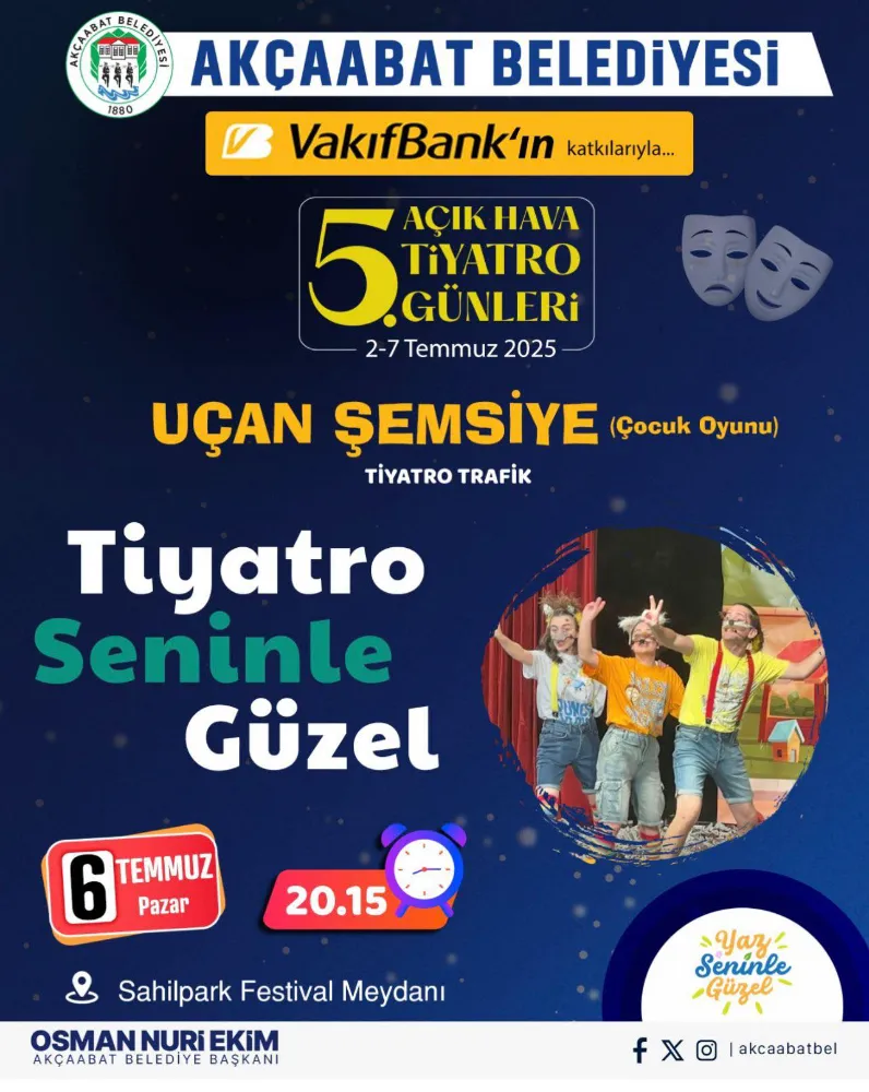 Akçaabat’ta Miniklere Masal Tadında Bir Akşam
